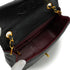 VINTAGE CHANEL MINI MATERASSE CHAIN SHOULDER BAG BLACK LAMB SKIN GOLD HARDWARE 90340146