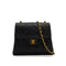 VINTAGE CHANEL MINI MATERASSE CHAIN SHOULDER BAG BLACK LAMB SKIN GOLD HARDWARE 90340148