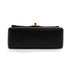 VINTAGE CHANEL MINI MATERASSE CHAIN SHOULDER BAG BLACK LAMB SKIN GOLD HARDWARE 90341458
