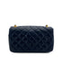 VINTAGE CHANEL MINI NATELASSE CHAIN SHOULDER BAG NAVY LAMB SKIN GOLD HARDWARE 90313344