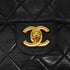 VINTAGE CHANEL MINI SQUARE 17 BIJOU CHAIN SHOULDER BAG BLACK LAMB SKIN GOLD HARDWARE 90341847