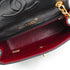 VINTAGE CHANEL MINI SQUARE 17 BIJOU CHAIN SHOULDER BAG BLACK LAMB SKIN GOLD HARDWARE 90341847