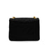VINTAGE CHANEL MINI SQUARE 17 BIJOU CHAIN SHOULDER BAG BLACK SATIN GOLD HARDWARE 90343979