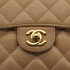 VINTAGE CHANEL MINI SQUARE 17 CHAIN SHOULDER BAG BEIGE CAVIAR SKIN GOLD HARDWARE 90337271