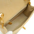 VINTAGE CHANEL MINI SQUARE 17 CHAIN SHOULDER BAG BEIGE CANVAS GOLD HARDWARE 90343405
