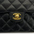 VINTAGE CHANEL MINI SQUARE 17 CHAIN SHOULDER BAG BLACK CAVIAR SKIN GOLD HARDWARE 90322283