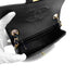 VINTAGE CHANEL MINI SQUARE 17 CHAIN SHOULDER BAG BLACK CAVIAR SKIN GOLD HARDWARE 90322283