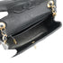 VINTAGE CHANEL MINI SQUARE 17 CHAIN SHOULDER BAG BLACK CAVIAR SKIN GOLD HARDWARE 90335587