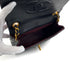 VINTAGE CHANEL MINI SQUARE 17 CHAIN SHOULDER BAG BLACK LAMB SKIN 90324819
