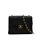 VINTAGE CHANEL MINI SQUARE 17 CHAIN SHOULDER BAG BLACK LAMB SKIN GOLD HARDWARE 90335483