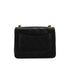 VINTAGE CHANEL MINI SQUARE 17 CHAIN SHOULDER BAG BLACK LAMB SKIN GOLD HARDWARE 90335483