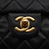 VINTAGE CHANEL MINI SQUARE 17 CHAIN SHOULDER BAG BLACK LAMB SKIN GOLD HARDWARE 90340165