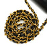 VINTAGE CHANEL MINI SQUARE 17 CHAIN SHOULDER BAG BLACK LAMB SKIN GOLD HARDWARE 90346681