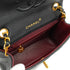 VINTAGE CHANEL MINI SQUARE 17 CHAIN SHOULDER BAG BLACK LAMB SKIN GOLD HARDWARE 90346681