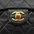 VINTAGE CHANEL MINI SQUARE 17 CHAIN SHOULDER BAG BLACK LAMB SKIN GOLD HARDWARE 90350364