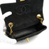 VINTAGE CHANEL MINI SQUARE 17 CHAIN SHOULDER BAG BLACK SUEDE GOLD HARDWARE 90326733