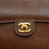 VINTAGE CHANEL MINI SQUARE 17 CHAIN SHOULDER BAG BROWN LIZARD GOLD HARDWARE 90327395