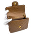 VINTAGE CHANEL MINI SQUARE 17 CHAIN SHOULDER BAG CAMEL BROWN LAMB SKIN GOLD HARDWARE 90329019
