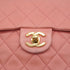 VINTAGE CHANEL MINI SQUARE 17 CHAIN SHOULDER BAG PINK LAMB SKIN GOLD HARDWARE 90346147