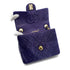 VINTAGE CHANEL MINI SQUARE 17 CHAIN SHOULDER BAG PURPLE LAMB SKIN GOLD HARDWARE 90327086