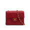 VINTAGE CHANEL MINI SQUARE 17 CHAIN SHOULDER BAG RED LAMB SKIN GOLD HARDWARE 90307916