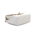 VINTAGE CHANEL MINI SQUARE 17 CHAIN SHOULDER BAG WHITE CAVIAR SKIN GOLD HARDWARE 90339873