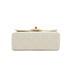 VINTAGE CHANEL MINI SQUARE 17 CHAIN SHOULDER BAG WHITE LAMB SKIN GOLD HARDWARE 90332914