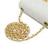VINTAGE CHANEL MINI SQUARE 17 CHAIN SHOULDER BAG WHITE LAMB SKIN GOLD HARDWARE 90332572