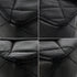 VINTAGE CHANEL MINI SQUARE 17 CHAIN SHUOLDER BAG BLACK LAMB SKIN GOLD HARDWARE 90350408