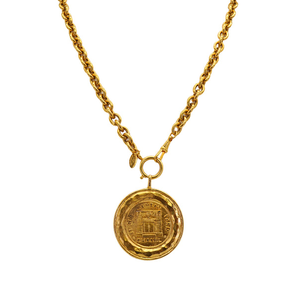 VINTAGE CHANEL NECKLACE 31 RUE CAMBON GOLD ACCESSORY 90326604