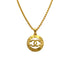 VINTAGE CHANEL NECKLACE COCOMARK GOLD ACCESSORY 28 90326647