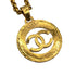 VINTAGE CHANEL NECKLACE COCOMARK GOLD ACCESSORY 28 90326647