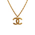 VINTAGE CHANEL NECKLACE COCOMARK GOLD ACCESSORY 90321138
