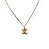 VINTAGE CHANEL NECKLACE COCOMARK GOLD ACCESSORY 90331813