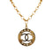VINTAGE CHANEL NECKLACE COCOMARK GOLD ACCESSORY 90335026