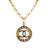 VINTAGE CHANEL NECKLACE COCOMARK GOLD ACCESSORY 90335026