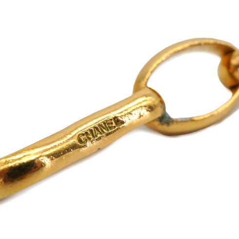 VINTAGE CHANEL NECKLACE COCOMARK GOLD ACCESSORY 90335026