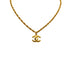 VINTAGE CHANEL NECKLACE COCOMARK GOLD ACCESSORY 90335764