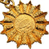 VINTAGE CHANEL EMBLEM NECKLACE COCOMARK GOLD ACCESSORY 90337700