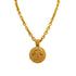 VINTAGE CHANEL NECKLACE COCOMARK GOLD ACCESSORY 94A 90326775