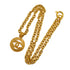 VINTAGE CHANEL NECKLACE COCOMARK GOLD ACCESSORY 94A 90326775