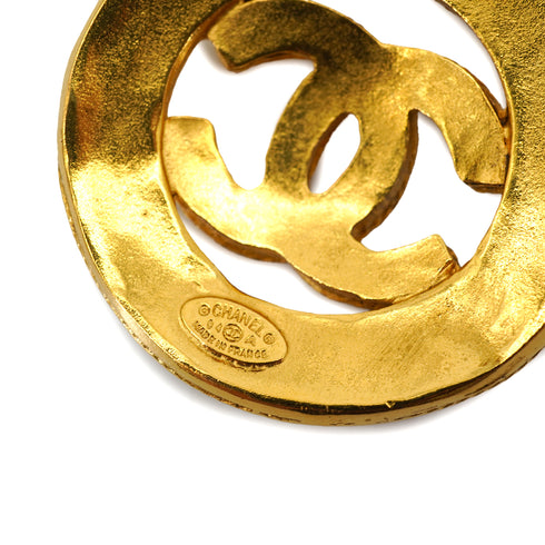 VINTAGE CHANEL NECKLACE COCOMARK GOLD ACCESSORY 94A 90326775