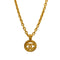 VINTAGE CHANEL NECKLACE COCOMARK GOLD ACCESSORY 94A 90339672