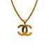 VINTAGE CHANEL NECKLACE COCOMARK GOLD ACCESSORY 94P 90338309