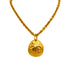 VINTAGE CHANEL NECKLACE COCOMARK GOLD ACCESSORY 94P 90347793