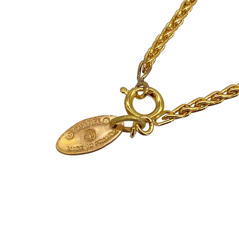 VINTAGE CHANEL NECKLACE COCOMARK GOLD ACCESSORY 90326640