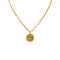 VINTAGE CHANEL NECKLACE COCOMARK RHINESTONE GOLD ACCESSORY 90325270