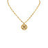 VINTAGE CHANEL NECKLACE COCOMARK RHINESTONE GOLD ACCESSORY 90334880