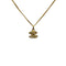 VINTAGE CHANEL NECKLACE COCOMARK RHINESTONE GOLD ACCESSORY 90328935