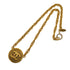 VINTAGE CHANEL NECKLACE COCOMARK ROUND GOLD ACCESSORY 90331834